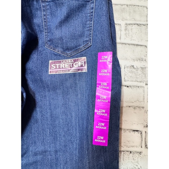 Gloria Vanderbilt Amanda Jeans Women 22W Avg Classic Mid Rise Ultra Stretch - Picture 5 of 8